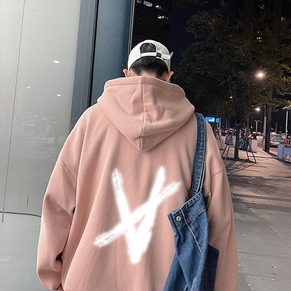 Meeste vabaaja kapuutsiga dressipluus - mitmes värvitoonis