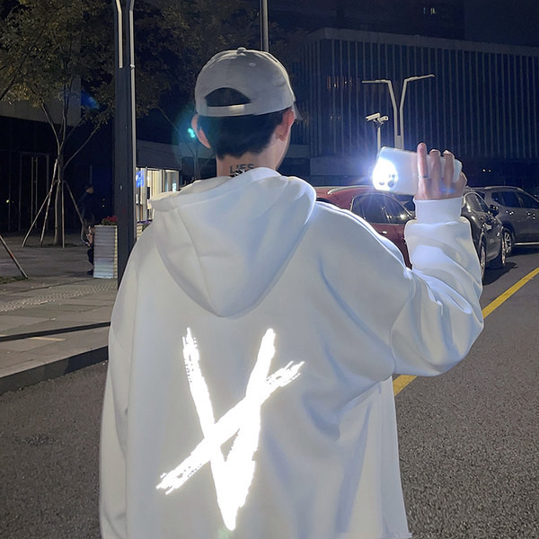 Meeste vabaaja kapuutsiga dressipluus - mitmes värvitoonis