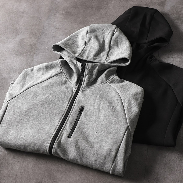 Hanorac casual pentru bărbați cu fermoar și glugă