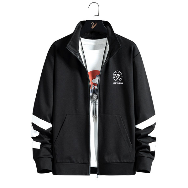 Hanorac zilnic cu fermoar și broderie