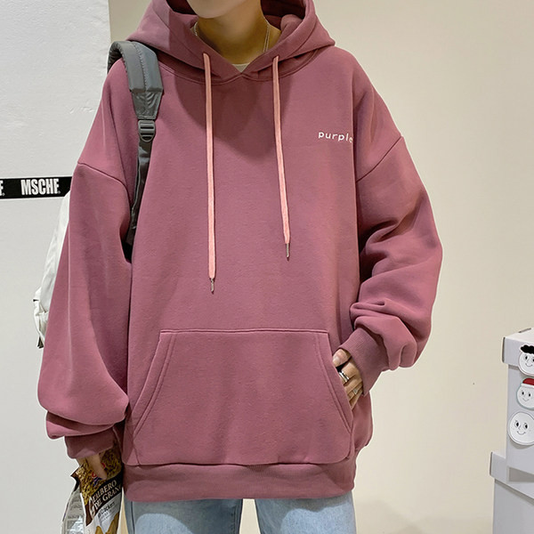 Hanorac de toamna-iarna cu gluga pentru barbati