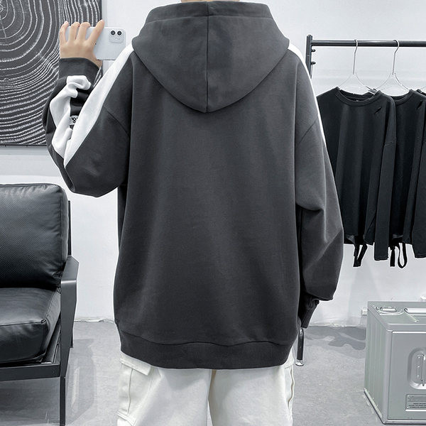 Hanorac de toamna pentru barbati cu gluga si cravate