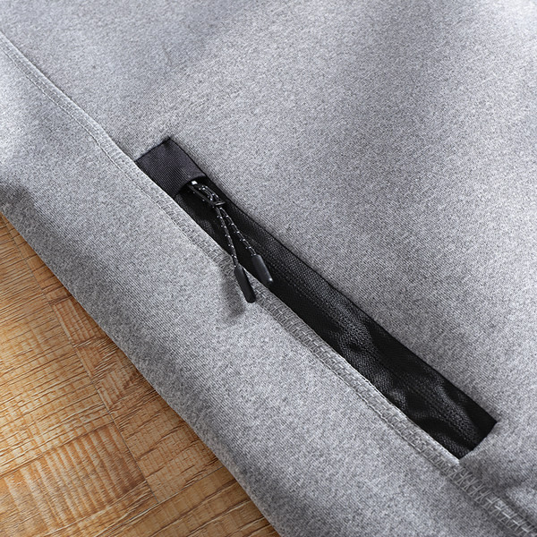 Hanorac casual barbatesc cu gluga si fermoar