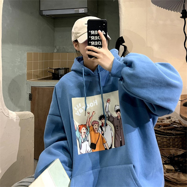 Hanorac casual barbatesc cu imprimeu si buzunar