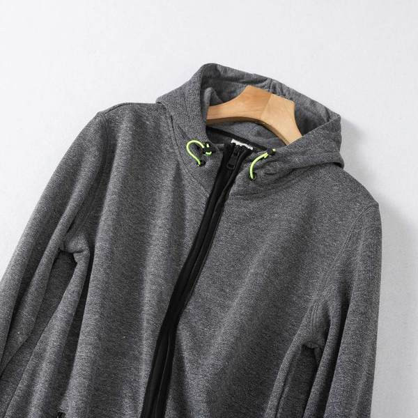 Hanorac sport pentru bărbați cu glugă și fermoar