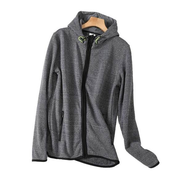 Hanorac sport pentru bărbați cu glugă și fermoar