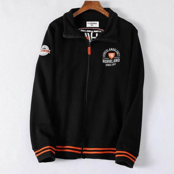 Meeste sügisene dressipluus luku ja embleemiga