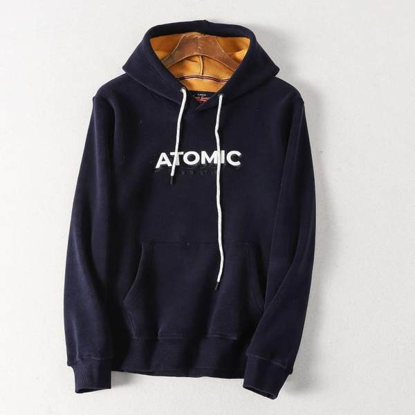 Hanorac sport de toamnă cu inscripție și glugă