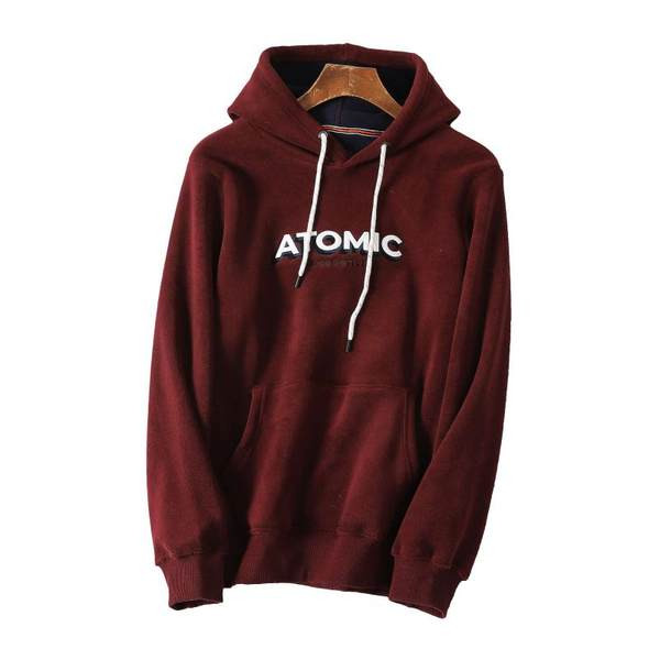 Hanorac sport de toamnă cu inscripție și glugă