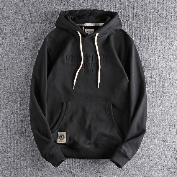 Kapuutsi ja taskutega meeste dressipluus