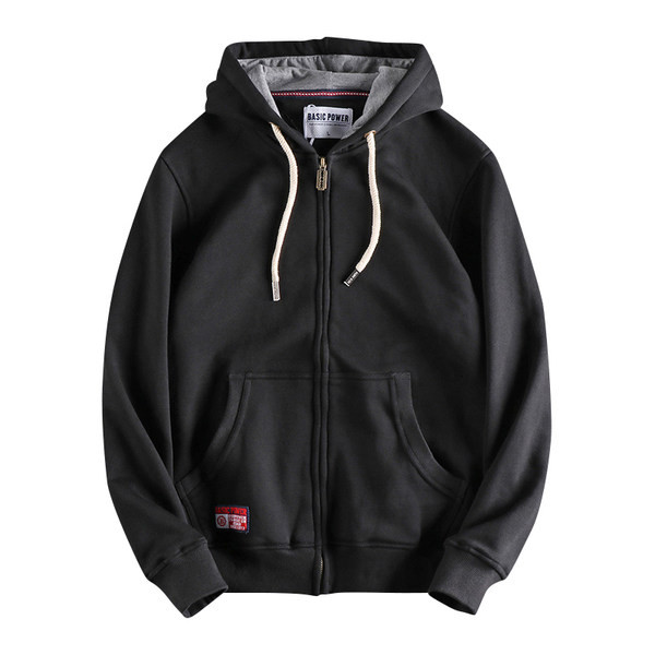 Ανδρικό φούτερ με κουκούλα και κορδόνια