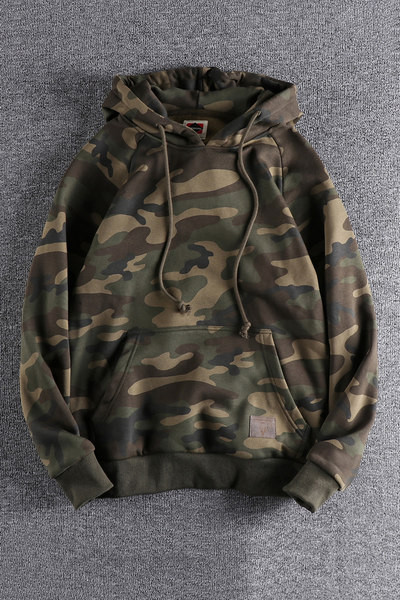 Kamuflaažimustriga vabaaja meeste dressipluus