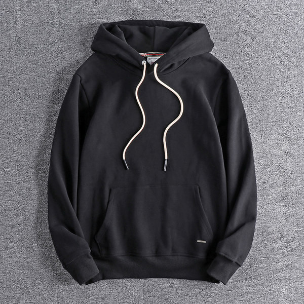 Ανδρικό φούτερ καθημερινό με κορδόνια και με κουκούλα