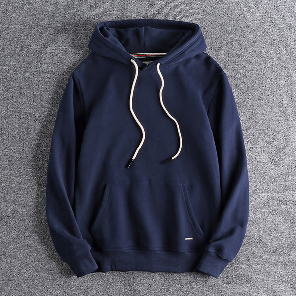 Ανδρικό φούτερ καθημερινό με κορδόνια και με κουκούλα