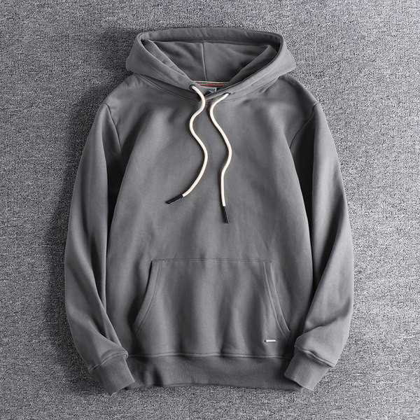 Ανδρικό φούτερ καθημερινό με κορδόνια και με κουκούλα