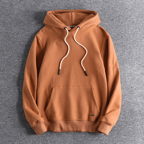 Ανδρικό φούτερ καθημερινό με κορδόνια και με κουκούλα