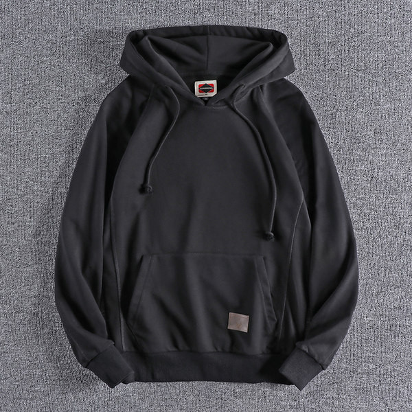 Ανδρικό φούτερ καθημερινό με λογότυπο στην τσέπη