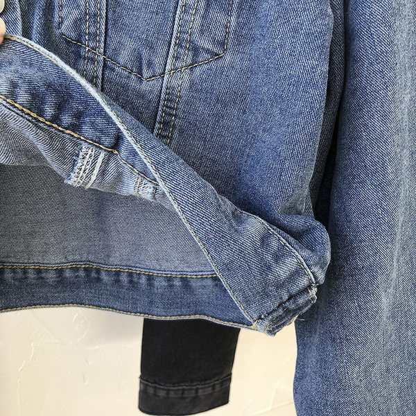 Ежедневно дънково яке с копчета