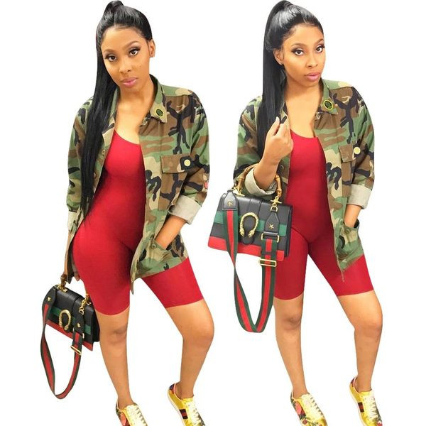 Naiste kamuflaažimustriga kevad-sügis jope