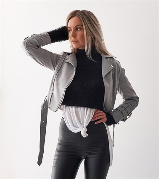 Modern női kabát aszimmetrikus cipzárral