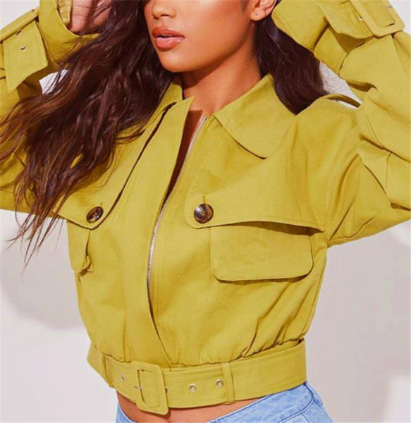 Rövid alkalmi textil kabát derékövvel