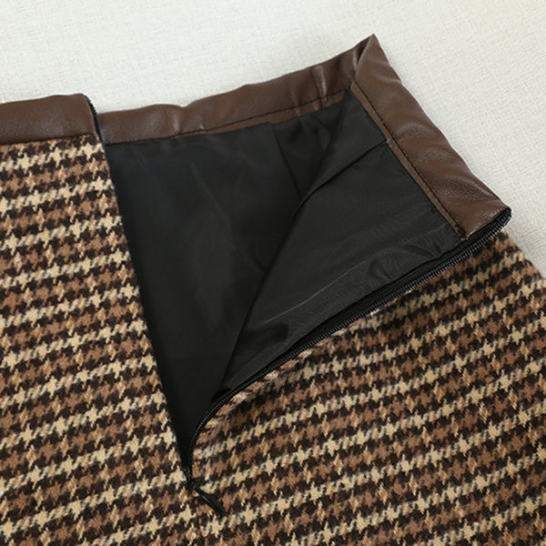 Új modell rövid női szoknya magas derékkal