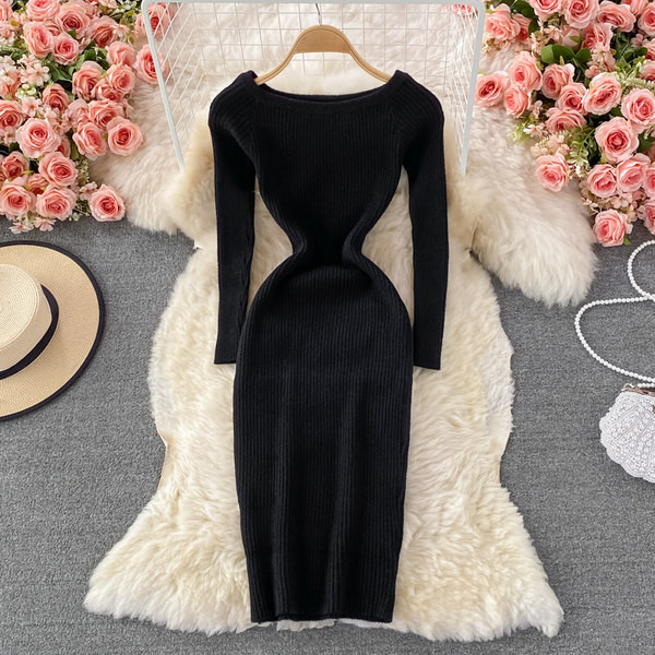 Közepes hosszúságú, rózsaszín női ruha