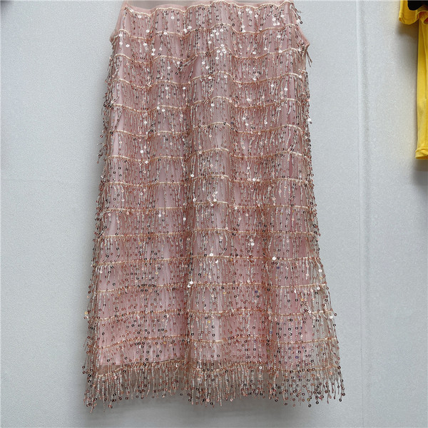 Új modell női ruha kerek nyakkivágással, flitterekkel