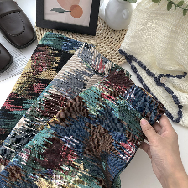 Női színes szoknya, magas derekú-retro fazonnal