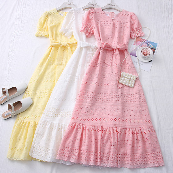 Új modell női nyári ruha övvel több színben