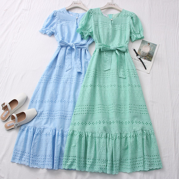 Új modell női nyári ruha övvel több színben