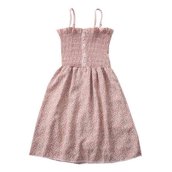 Uut mudelit peenikeste rihmade ja nööpidega naiste kleit