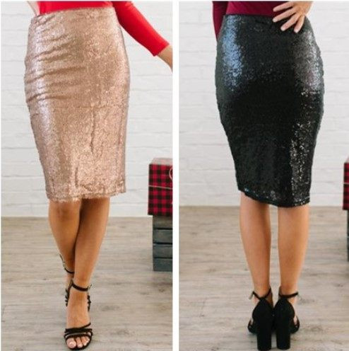 Moodne liibuv seelik kõrge vöökoha ja litritega