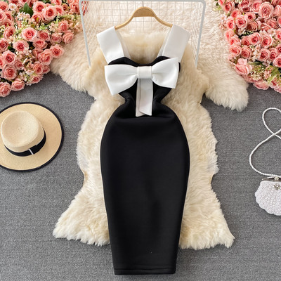 Moderna ženska haljina s trakom