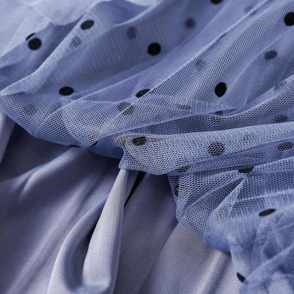 Fusta plisata de toamna cu top din tul