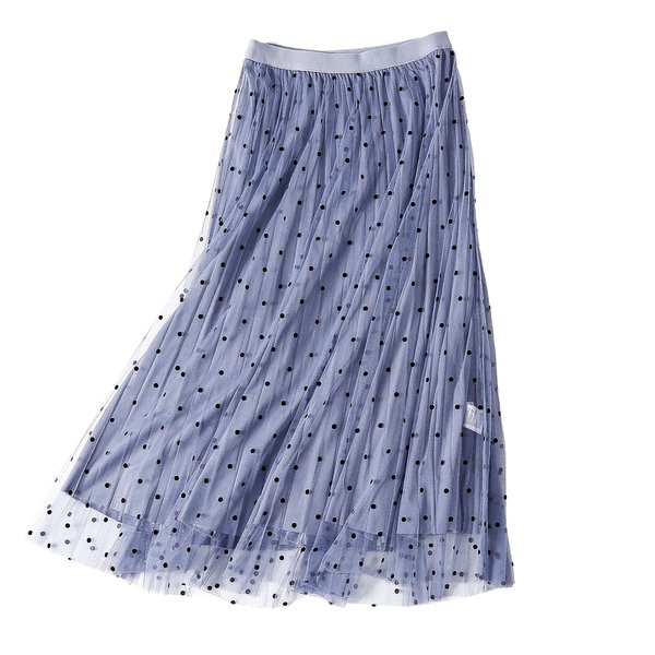 Fusta plisata de toamna cu top din tul