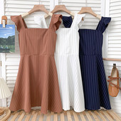 Új modell csíkos női ruha több színben