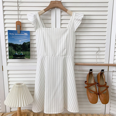 Új modell csíkos női ruha több színben