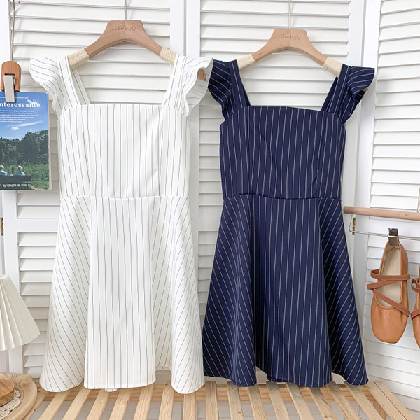 Új modell csíkos női ruha több színben