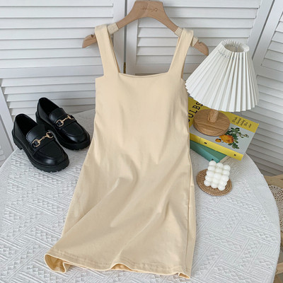 Νέο μοντέλο γυναικείο φόρεμα με φαρδιές τιράντες σε διάφορα χρώματα