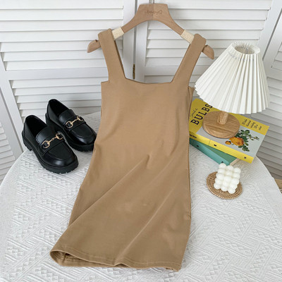 Νέο μοντέλο γυναικείο φόρεμα με φαρδιές τιράντες σε διάφορα χρώματα