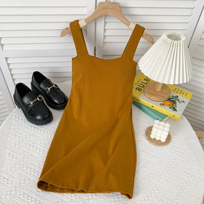 Νέο μοντέλο γυναικείο φόρεμα με φαρδιές τιράντες σε διάφορα χρώματα