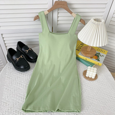 Νέο μοντέλο γυναικείο φόρεμα με φαρδιές τιράντες σε διάφορα χρώματα