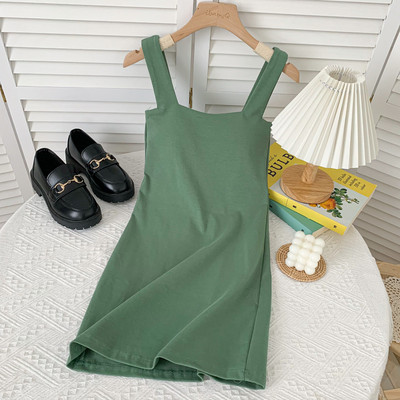 Νέο μοντέλο γυναικείο φόρεμα με φαρδιές τιράντες σε διάφορα χρώματα