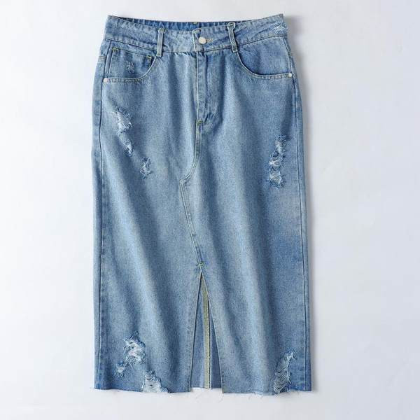 Pikk lõhikuga teksaseelik