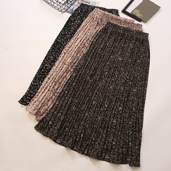 Plisseeritud seelik elastse vöökohaga