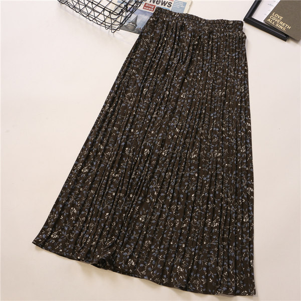 Plisseeritud seelik elastse vöökohaga