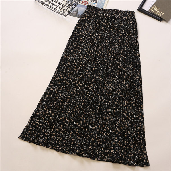 Plisseeritud seelik elastse vöökohaga