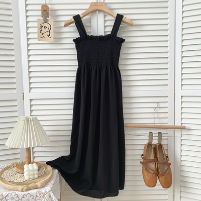 Νέο μοντέλο γυναικείο κομμένο φόρεμα με τιράντες