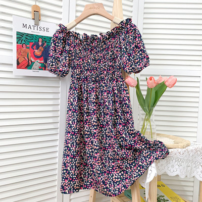 Alkalmi női ruha csónakos nyakkivágással - szabású modell